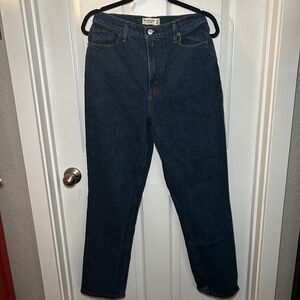 Dark Blue 90’s straight Ultra High Rise Curve Love